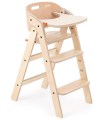 Houten Meegroeistoel inklapbaar met eetblad Tangara Groothandel Mooi voor de Kinderopvang